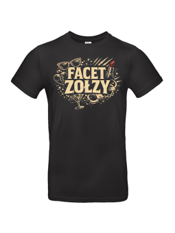 Koszulka Męska Szminka Facet Zołzy