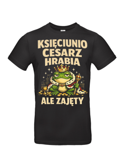 Koszulka Męska Zajęty Cesarz Hrabia