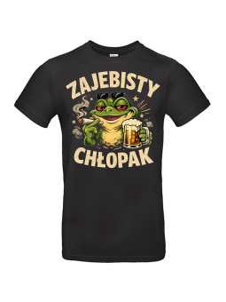 Koszulka Męska Zjarany Żajebisty Chłopak