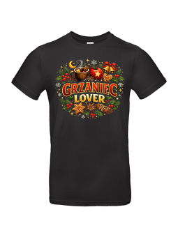 Grzaniec Lover – świąteczna koszulka męska | HiPanda