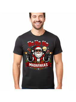 Ho Ho Ho Madafakas – świąteczna koszulka męska | HiPanda