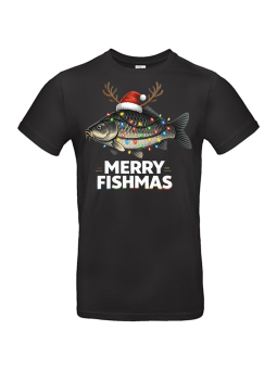 Merry Fishmas – świąteczna koszulka męska | HiPanda