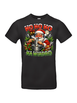 Mikołaj Ho Ho Ho Na Wiadro – koszulka świąteczna | HiPanda