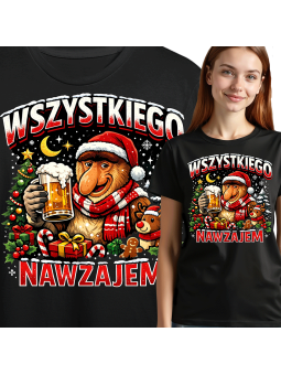 Koszulka Damska Nosacz Piwo Wszystkiego Nawzajem