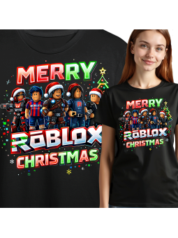 Koszulka Damska Roblox Merry Christmas